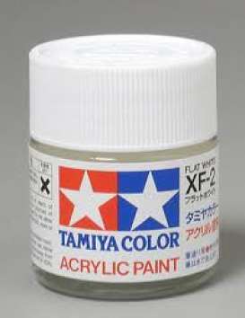 Paint  - flat white - Tamiya - XF2 - tamXF02 | The Diecast Company