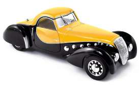 Peugeot  - 1937 black/yellow - 1:43 - Norev - 473205 - nor473205 | The Diecast Company