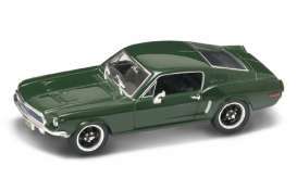 Ford  - Mustang GT 1968 dark green - 1:43 - Lucky Diecast - 43207gn - ldc43207gn | The Diecast Company