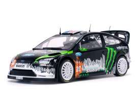 Ford  - Focus WRC *Ken Block* 2010 black/green - 1:18 - SunStar - 3956 - sun3956 | The Diecast Company