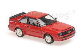 Audi  - 1984 red - 1:43 - Maxichamps - 940012120 - mc940012120 | The Diecast Company