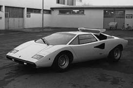 Lamborghini  - Countach LP 400 1974 white - 1:87 - Minichamps - 870103122 - mc870103122 | The Diecast Company