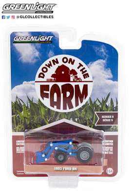 Tractor Ford - 1952 blue/grey - 1:64 - GreenLight - 48050A - gl48050A | The Diecast Company