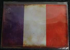 Tac Signs  - France Flag blue/white/red - Tac Signs - TACMk3D08 - TACMk3D08 | The Diecast Company