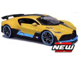 Bugatti  - Divo 2024 yellow/blue - 1:24 - Maisto - 31526Y - mai31526Y | The Diecast Company